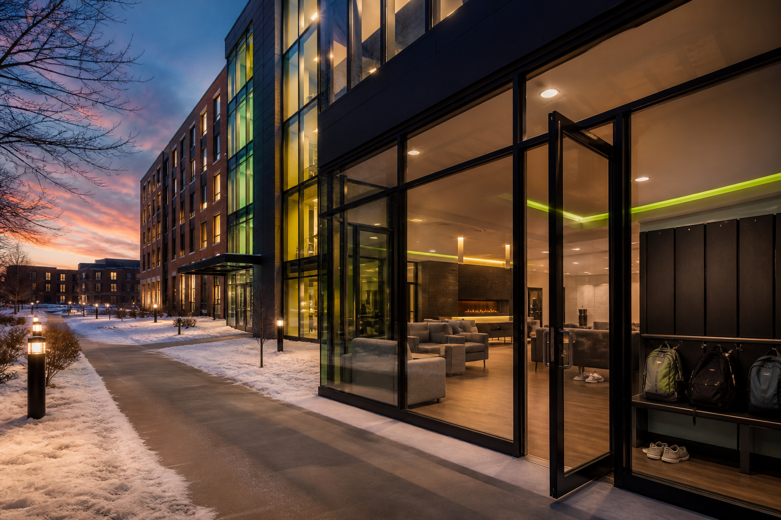 The Commons residence hall at Life University